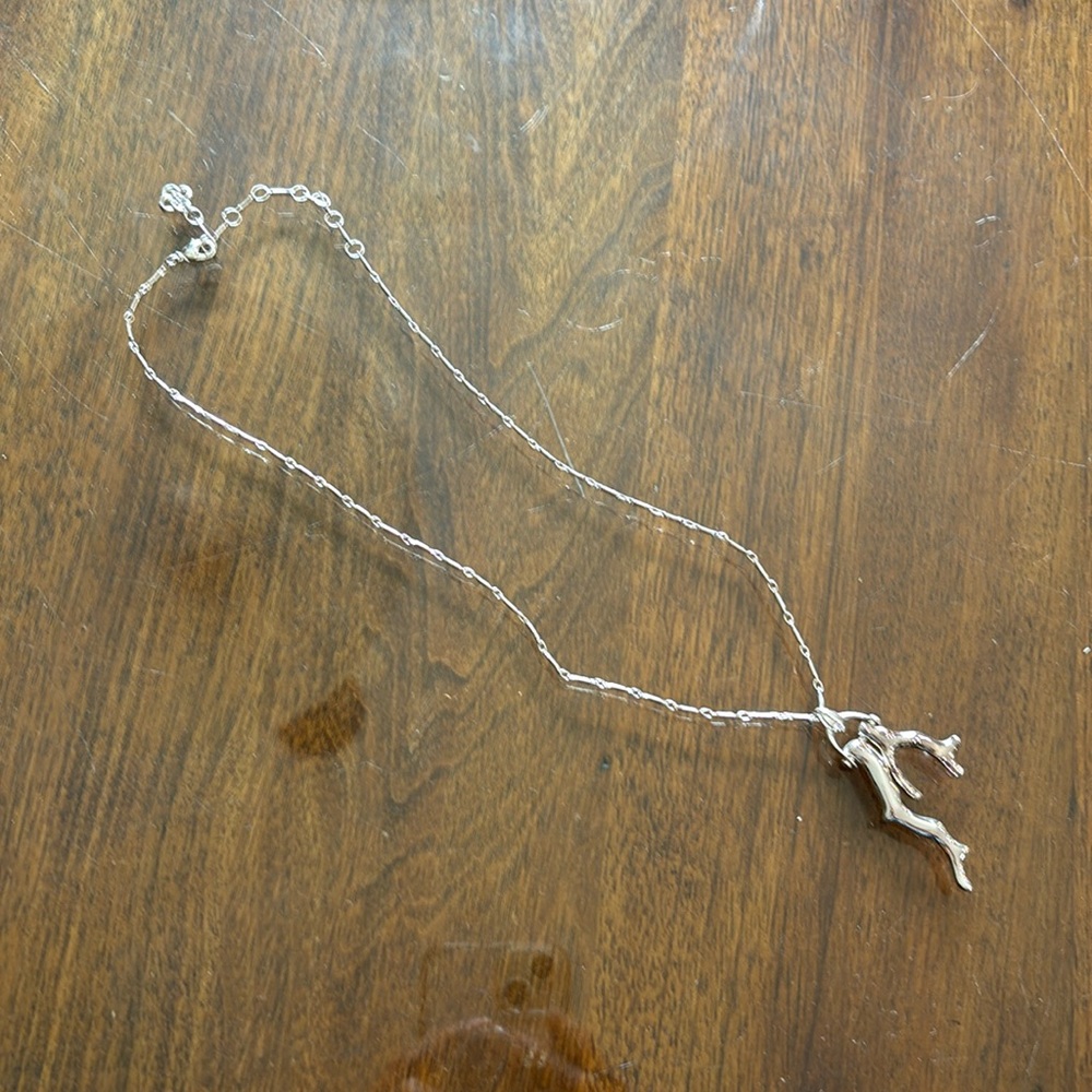 Stella and Dot silver necklace
